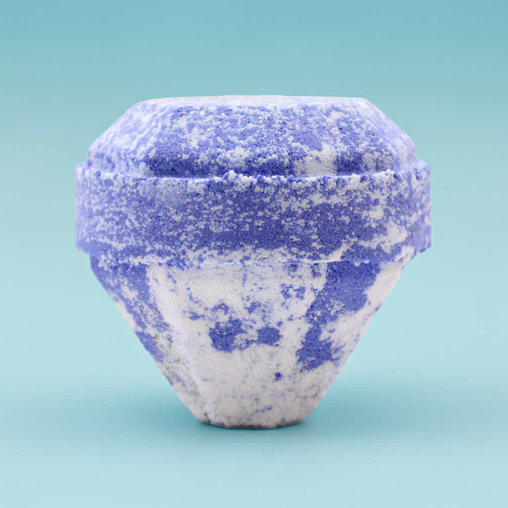 Gemstone Bath Bomb: Raspberry & Pomegranate - 190g+
