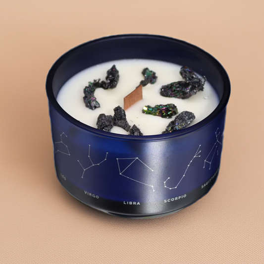 Zodiac Crystal Candle: Virgo