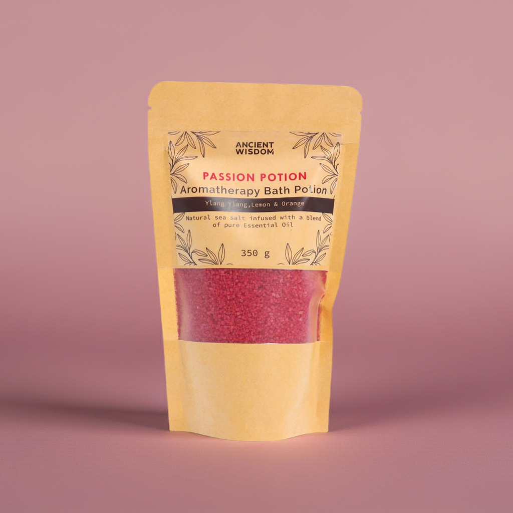 Aromatherapy Bath Salt: Ylang Ylang, Lemon & Orange - 350g