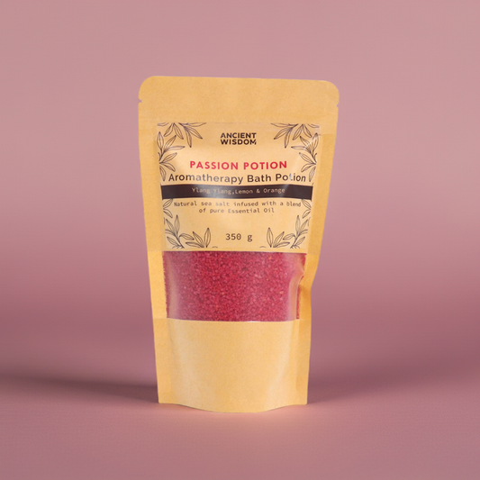 Aromatherapy Bath Salt: Ylang Ylang, Lemon & Orange - 350g