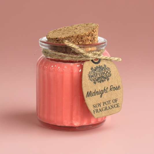 Fragrance Candle Pots: Midnight Rose - (Set of 2)