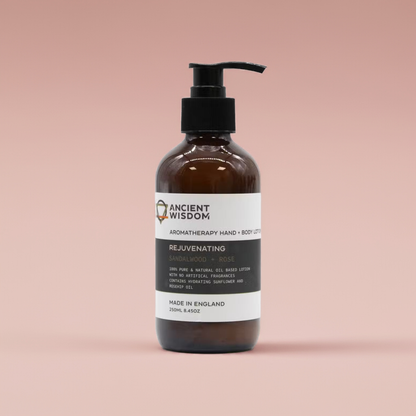 Sandalwood & Rose Aromatherapy Hand & Body Lotion - 250ml