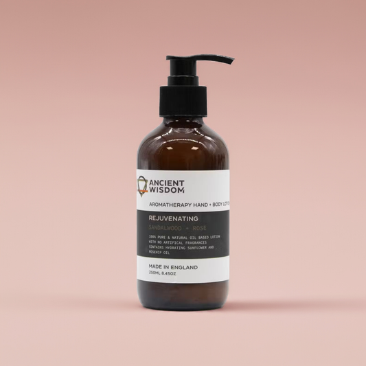 Sandalwood & Rose Aromatherapy Hand & Body Lotion - 250ml