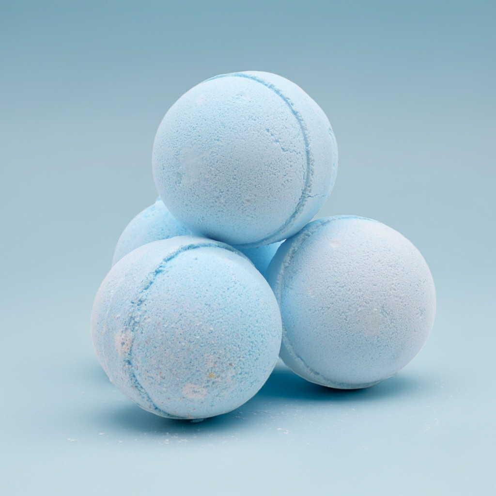 Essential Oil Bath Bomb: Lavender & Marjoram - 120g