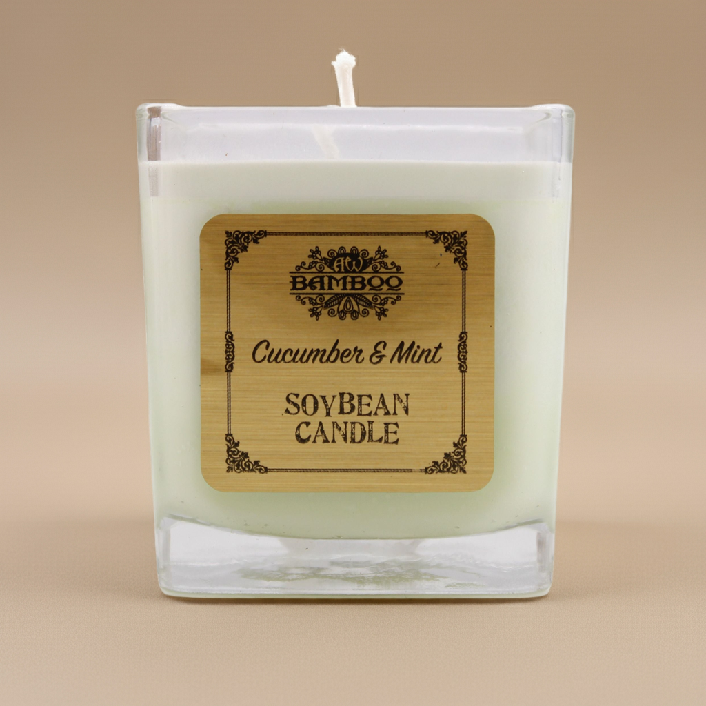 Cucumber & Mint Soybean Candle