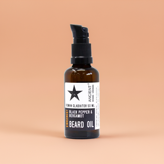 Roman Gladiator Beard Oil: Enhanced Softness - 50ml
