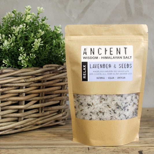 Lavender & Jojoba Oil Himalayan Bath Salt - 500g