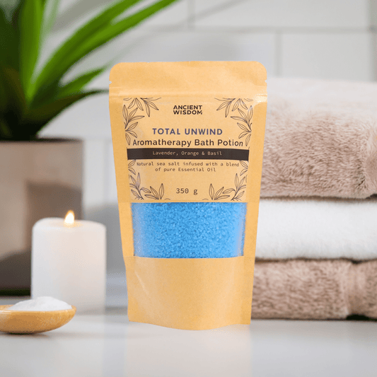 Lavender, Orange & Basil Aromatherapy Bath Salt - 350g