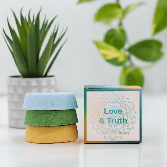 Love & Truth Chakra Bath Bomb Fizzers With Essential Oils - Bath & Soak