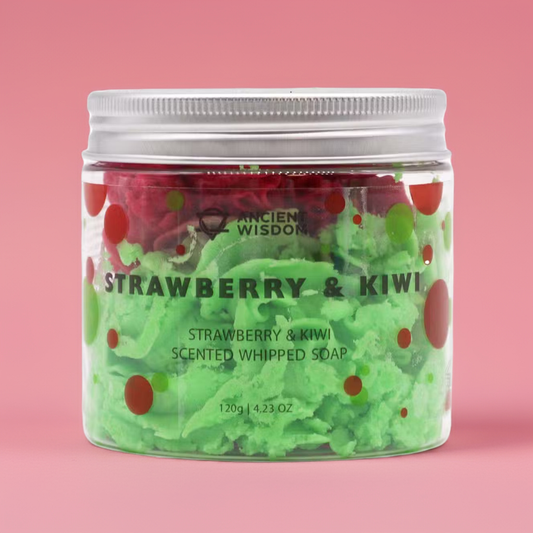 Strawberry & Kiwi Moisturising Whipped Soap - 120g