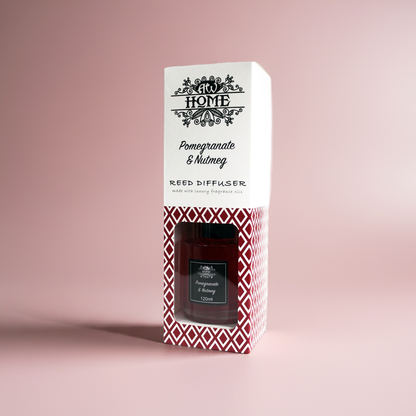 Fragrance Reed Diffuser: Pomegranate & Nutmeg - 120ml