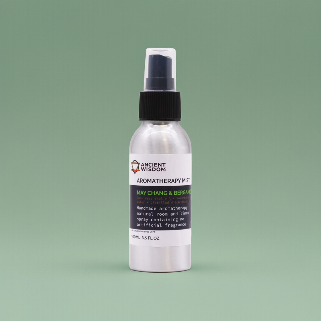 May Chang & Bergamot Room Spray: Uplifting Essential Oil Mist - 100ml