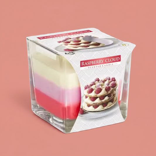 Raspberry Cloud Rainbow Scented Candle - 570g