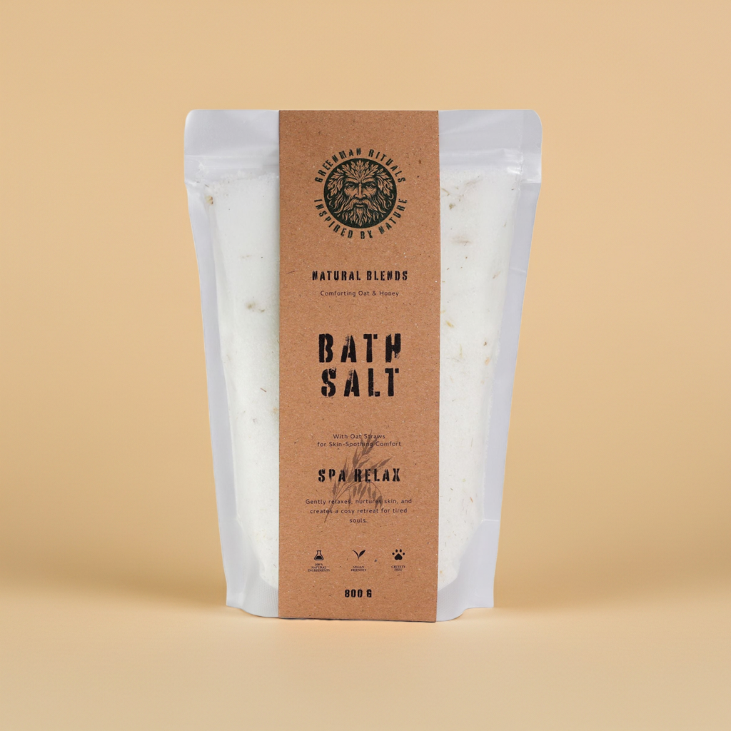 Oat & Honey Epsom Bath Salts: Spa Relax Blend – 800g