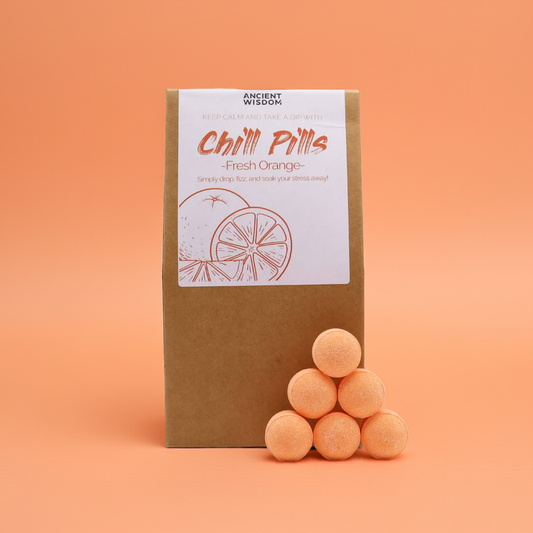 Pack of 30 Mini Bath Bombs - Fresh Orange
