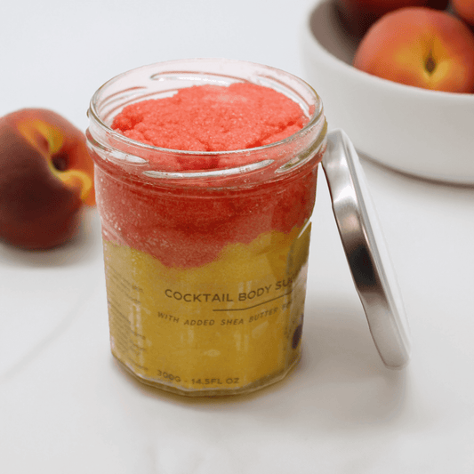 Peach Sangria Fragranced Sugar Body Scrub - 300g - Bath & Soak