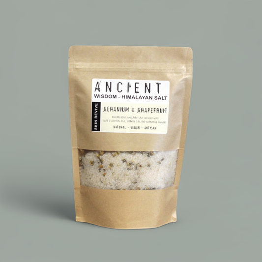 Geranium & Grapefruit Aromatherapy Himalayan Bath Salt - 500g