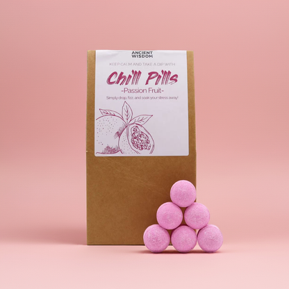 Pack of 30 Mini Bath Bombs - Passion Fruit