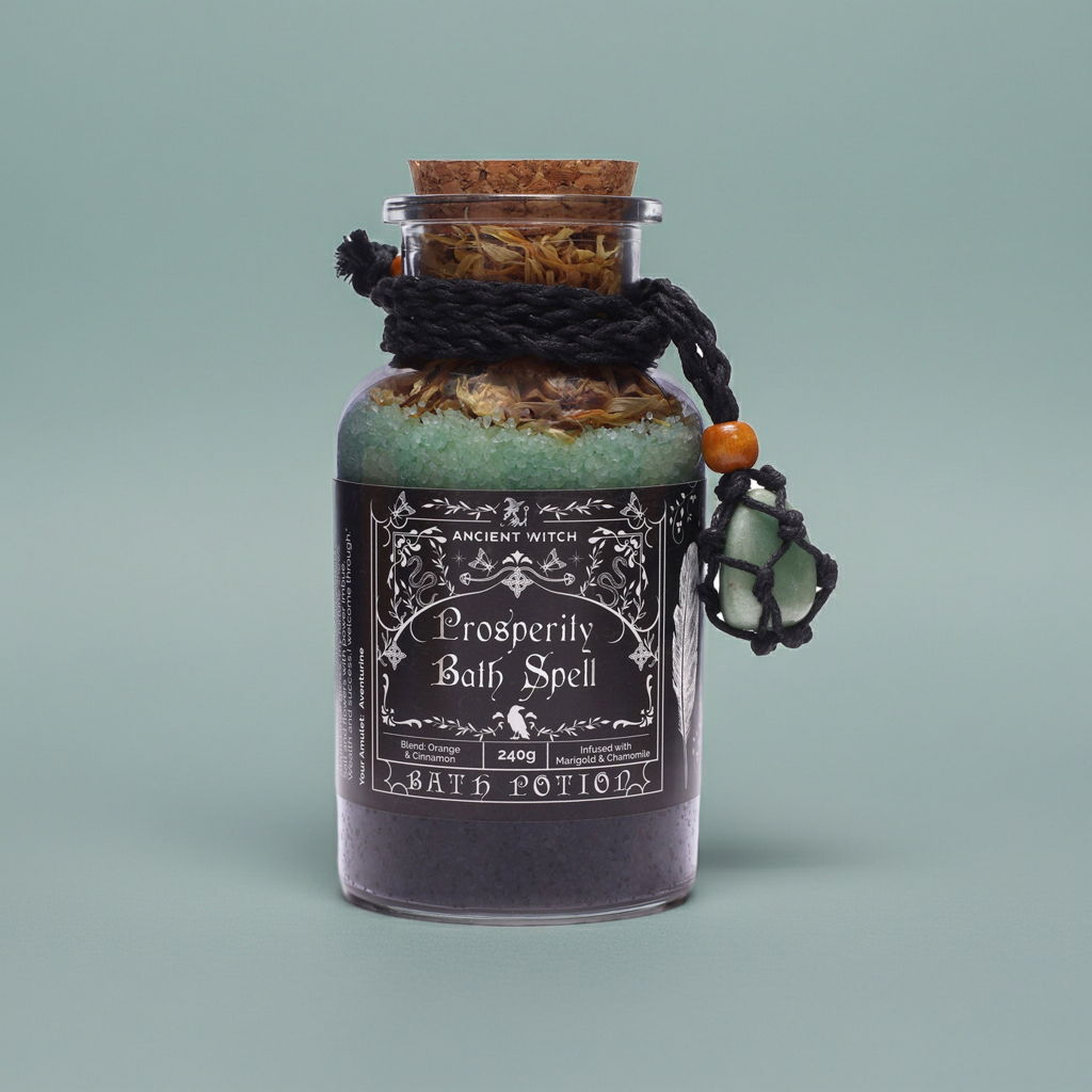 Prosperity Bath Spell Potion: Orange & Cinnamon - 240g