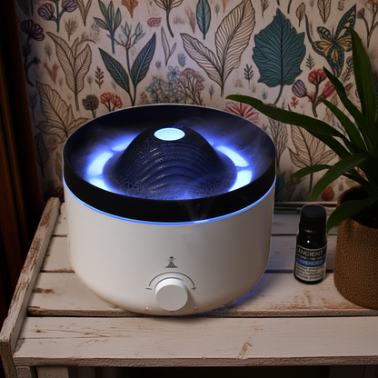 Volcano Aroma Diffuser: Flame & Mist Effects - 560ml Tank