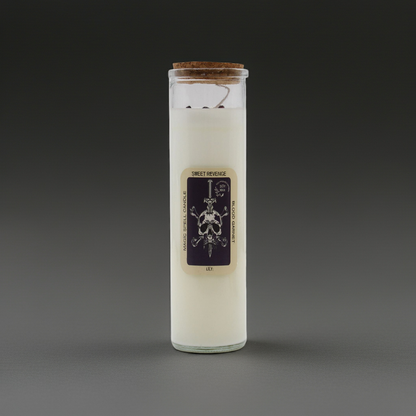 Magic Spell Candle: Sweet Revenge - Blood Garnet