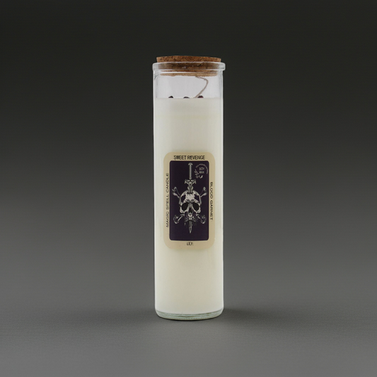 Magic Spell Candle: Sweet Revenge - Blood Garnet