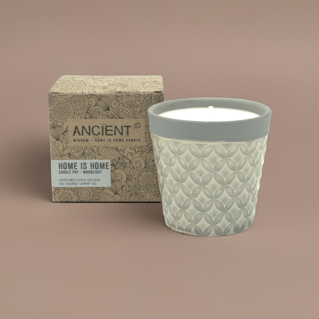 Moonlight Scented Candle Pot - 45 Hour Burn