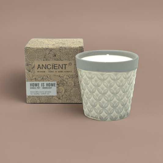 Moonlight Scented Candle Pot - 45 Hour Burn