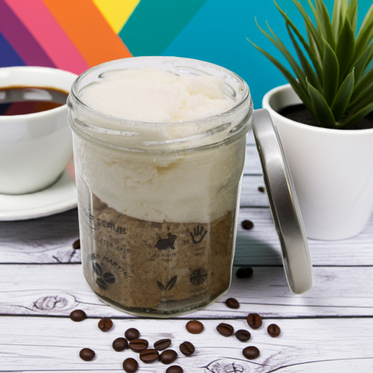 Espresso Martini Exfoliating Sugar Body Scrub: Smooth Skin Scrub - 300g - Bath & Soak