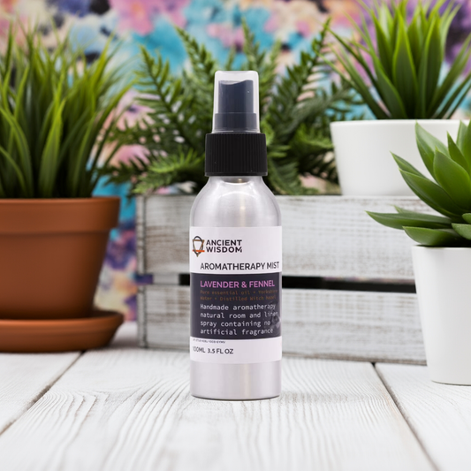 Lavender & Fennel Room Spray: Relaxing Essential Oil Mist - 100ml - Bath & Soak
