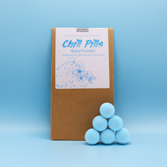 Pack of 30 Mini Bath Bombs - Baby Powder