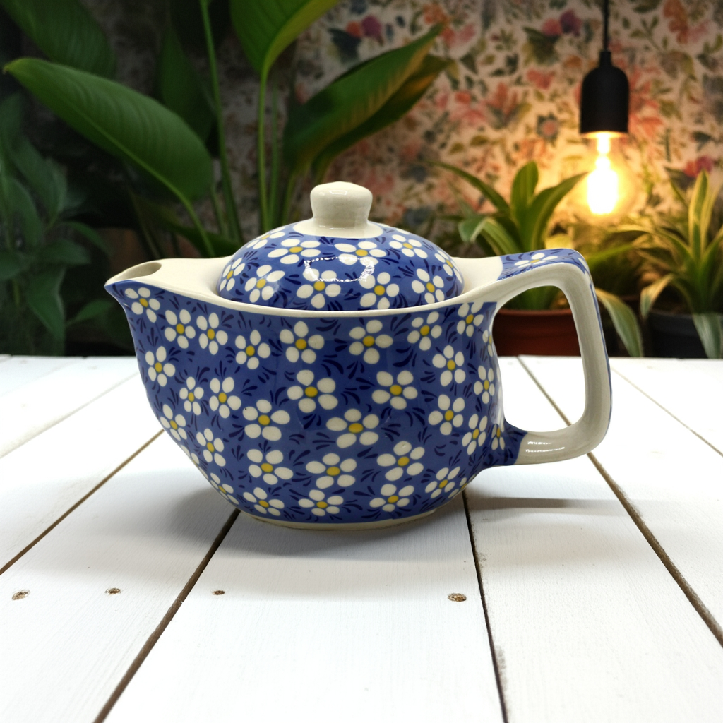 Herbal Teapot: Blue Daisy - 350ml