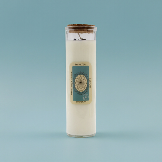 Magic Spell Candle: Protection - Sodalite