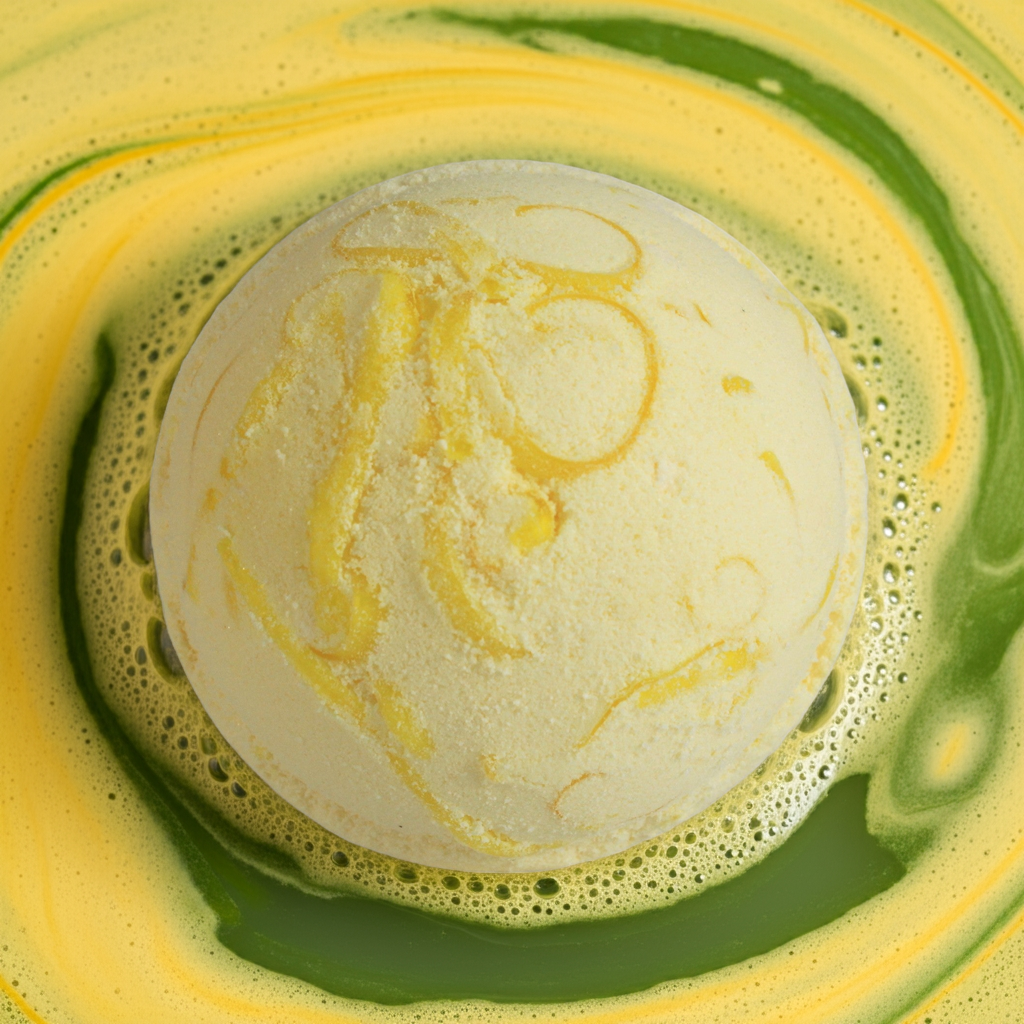 Pineapple Scented Tropical Paradise Bath Bomb With Coconut Butter - 180g - Bath & Soak