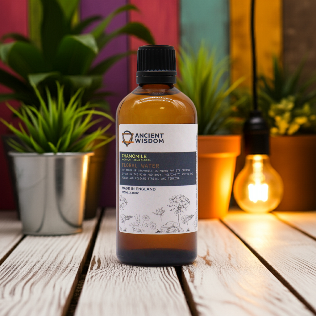 Organic Chamomile Hydrolat: Calming Skincare Floral Water - 100ml