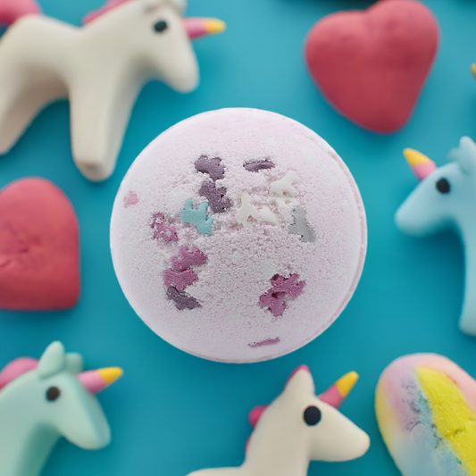 White Fig Magic Unicorns Bath Bomb - 180g