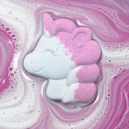🦄 Passion Fruit Scented Unicorn Bath Bomb For Kids - 100g - Bath & Soak
