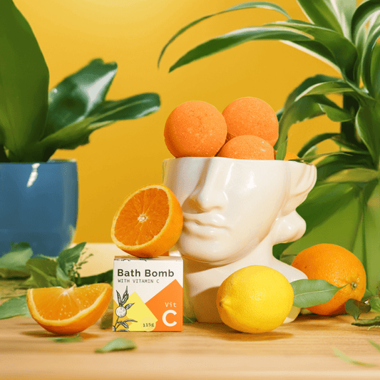Vitamin C Infused Bath Bomb with Essential Oils - 115g