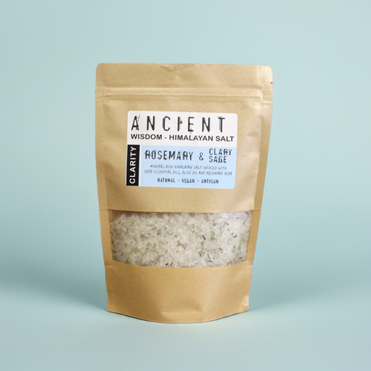 Rosemary & Clary Sage Aromatherapy Himalayan Bath Salt - 500g