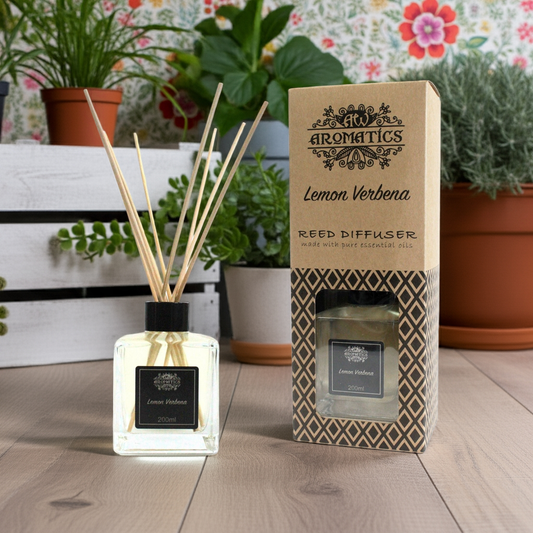 Lemon Verbena Reed Diffuser: Sweet Citrus Aroma - 200ml
