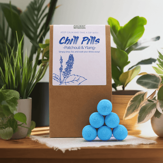 Ylang & Patchouli Chill Pill Bath Bombs - 350g