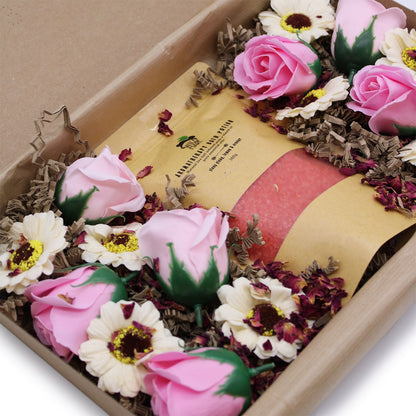Ylang Ylang, Lemon, Orange Bath Salts & Soap Gift Set - Bath & Soak