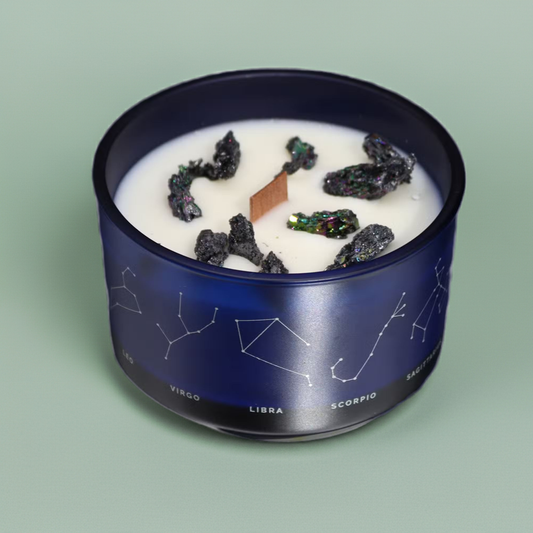 Zodiac Crystal Candle: Pisces