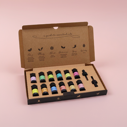 Aromatherapy Essential Oil Set - The Top 12